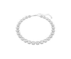 Collier SWAROVSKI "Schmuck Geschenk UNA Halskette", metallfarben, kristallweiß, Halsketten, Damen, Metall, Collier, mit Swarovski Kristall (45837122-0) metallfarben, kristallweiß