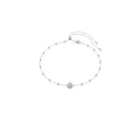 Collier SWAROVSKI "Schmuck Geschenk Una Halskette", silber (metallfarben, kristallweiß), Halsketten, Damen, Metall, mit Swarovski Kristall (65430065-0) metallfarben, kristallweiß