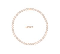 Collier SWAROVSKI "Una Angelic", rosa (roségoldfarben), Halsketten, Damen, Metall, L: 39,5, Collier, mit Swarovski Kristall (15417513-0) roségoldfarben