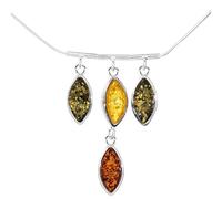 Collier - Tadira - Silber 925/000 mit Bernstein