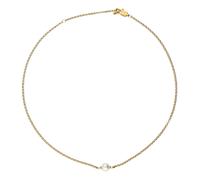 Collier VIVANCE "Perle", gold (goldfarben), Halsketten, Damen, Edelstahl, Collier (690145-0) goldfarben