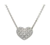 Collier Weißgold 585 Brillanten Herz JL30-05-3789 JuwelmaLux
