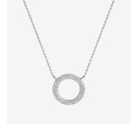 Collier - Weißgold 585 - Kreis mit Brillanten