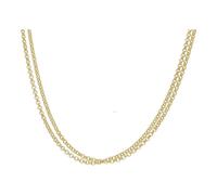 Collier Zweireihig Silber 925 Goldplattiert JL20-05-1280 JuwelmaLux