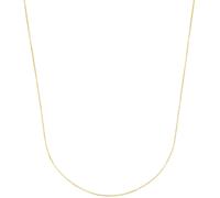 Collierkettchen AMOR "2014562", gold (gelbgoldfarben), Halsketten, Damen, Gelbgold 375, L: 42 B: 0,6mm, Made in Germany, B:0,6mm (96892965-0) gelbgoldfarben