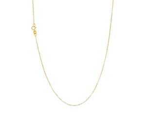 Collierkettchen AMOR "Classics, Ankerkettengliederung", gelb (gelbgold 375), Halsketten, Damen, Gelbgold 375, L: 42, Made in Germany (97558250-0) gelbgold 375