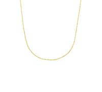 Collierkettchen AMOR "Classics, Singapurkettengliederung", gelb (gelbgold 375), Halsketten, Damen, Gelbgold 375, L: 42, Made in Germany (14729457-0) gelbgold 375