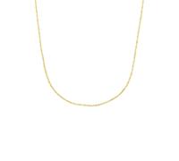 Collierkettchen AMOR "Classics, Singapurkettengliederung", gelb (gelbgold 375), Halsketten, Damen, Gelbgold 375, L: 42, Made in Germany (95340251-0) gelbgold 375