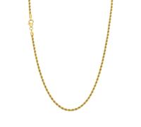 Collierkettchen AMOR "Kordelkettengliederung", gelb (gelbgold 375), Halsketten, Damen, Gelbgold 375, L: 50, Made in Germany (69716443-0) gelbgold 375