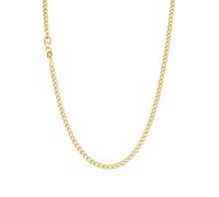 Collierkettchen AMOR "Panzerkettengliederung", gold (gelbgoldfarben), Halsketten, Damen, Gelbgold 375, L: 60 (28123701-0) gelbgoldfarben