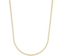Collierkettchen AMOR "Panzerkettengliederung" Gr. 38, gold (gelbgoldfarben), Halsketten, Damen, 38, Edelstahl, B: 1,8mm, B:1,8mm (59221538-38) gelbgoldfarben