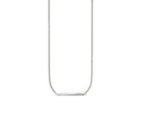 Collierkettchen CAÏ "925/- Sterling Silber rhodiniert Zirkonia Love", weiß, Halsketten, Damen, 39+3cm, Silber 925 (Sterlingsilber), L: 42 B: 2mm, glänzend, Collierkettchen, B:2mm (62654758-0)