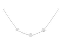 Collierkettchen CAÏ, weiß, Halsketten, Damen, 39,0+5,0cm, Silber 925 (Sterlingsilber), L: 44 B: 5,5mm, glänzend, B:5,5mm (41139540-0) weiß