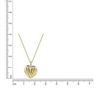 Collierkettchen CELESTA, gelb, Halsketten, Herren, 45cm, Silber 925 (Sterlingsilber), L: 42 B: 12mm, glänzend, Collierkettchen, B:12mm (27469246-0)