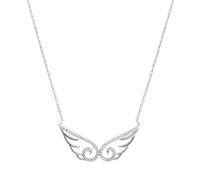 dKeniz Kette 925/- Sterling Silber Zirkonia 19,5cm Weiss Damen