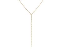 ELLI Halskette Figaro Y-kette Trend Verstellbar Aus 925 Sterling Silber für Damen - 40 cm