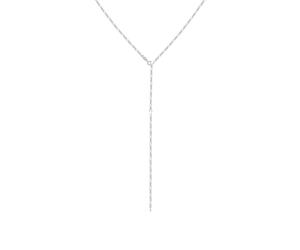 Collierkettchen ELLI "Y-Kette Figaro Basic Trend Verstellbar 925 Silber" Gr. 40, silber, Halsketten, Damen, 40, ohne Stein, Silber 925 (Sterlingsilber), L: 40 (20169722-40) silber