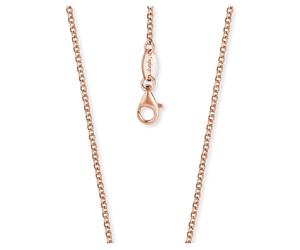 Collierkettchen ENGELSRUFER "Erbskettengliederung, 2,1 mm breit" Gr. 50, rosa (roségoldfarben), Halsketten, Damen, 50, Silber 925 (Sterlingsilber), B: 2,1mm, B:2,1mm (341240-50) roségoldfarben