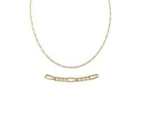 Collierkettchen FIRETTI "Schmuck Geschenk Gold 333 oder 585 Figarokettengl. in mehreren Breiten" Gr. 60, gold (gelbgoldfarben), Halsketten, Damen, 60, Gelbgold 333, B: 2,6mm, Made in Germany, B:2,6mm