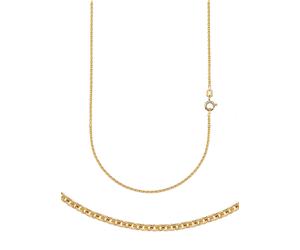 Collierkettchen FIRETTI "Schmuck Geschenk Gold 333 oder 585 Halskette Ankerkette rund" Gr. 45, gold (gelbgoldfarben), Halsketten, Damen, 45, Gelbgold 585, B: 0,8mm, Made in Germany, B:0,8mm (73022005-