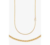 Collierkettchen FIRETTI "Schmuck Geschenk Gold 333 oder 585 Halskette Ankerkette rund" Gr. 55, gold (gelbgoldfarben), Halsketten, Damen, 55, Gelbgold 585, B: 1,9mm, Made in Germany, B:1,9mm (59575158-