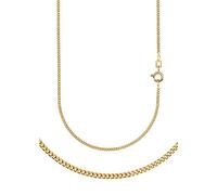 Collierkettchen FIRETTI "Schmuck Geschenk Gold 333 oder 585 Halskette Panzerkette diamantiert" Gr. 36, gold (gelbgoldfarben), Halsketten, Damen, 36, Gelbgold 585, B: 1,4mm, Made in Germany, B:1,4mm (3