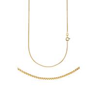 Collierkettchen FIRETTI "Schmuck Geschenk Gold 333 oder 585 Halskette Venezianerkette halbrund" Gr. 36, gold (gelbgoldfarben), Halsketten, Damen, 36, Gelbgold 333, B: 1,2mm, Made in Germany, B:1,2mm (