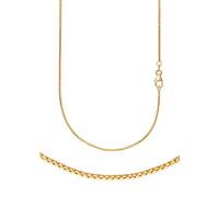 Collierkettchen FIRETTI "Schmuck Geschenk Gold 333 oder 585 Halskette Venezianerkette halbrund" Gr. 50, gold (gelbgoldfarben), Halsketten, Damen, 50, Gelbgold 585, B: 1,5mm, Made in Germany, B:1,5mm (