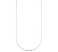 Collierkettchen FIRETTI "Schmuck Geschenk Silber 925 Ankerkette diamantiert in mehreren Breiten" Gr. 36, silber (silberfarben), Halsketten, Herren, 36, Silber 925 (Sterlingsilber), B: 1,7mm, Collierke