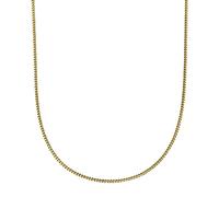 Collierkettchen "Gold 333 Panzerkette mit einer Länge von 45/42cm", gelb, FASCINATION BY ELLEN K., Halsketten, Damen, 42/45cm, Gold, L: 45 B: 1,5mm, glänzend, B:1,5mm (236254-0) gelb