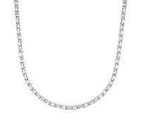Collierkettchen S.OLIVER "2039805", silber (edelstahlfarben), Halsketten, Herren, Edelstahl, L: 60 B: 4,1mm, B:4,1mm (76552527-0) edelstahlfarben