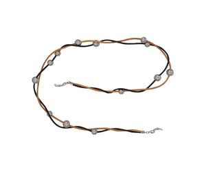 Collierkettchen STEUER "Brillenkette", bunt (mehrfarbig), Halsketten, Damen, 86cm, Metall, L: 86 (10623752-0) mehrfarbig