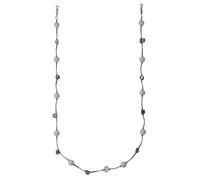 Collierkettchen STEUER "Brillenkette", silber, Halsketten, Damen, 82cm, Metall, L: 82 B: 2mm, glänzend, B:2mm (13708544-0) silber