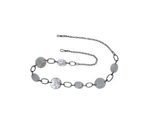 Collierkettchen STEUER "Brillenkette", silber, Halsketten, Damen, 90cm, Metall, L: 90 B: 35mm, B:35mm (91417733-0) silber