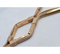 Collierkettchen STEUER "mehrreihig beige mit goldfarbener Zierde", gelb, Halsketten, Damen, 64cm, Metall, L: 64, Collierkettchen (53068035-0)