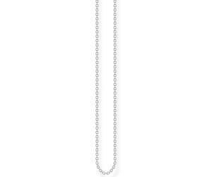 Collierkettchen THOMAS SABO "Ankerkettengliederung, 1,0 mm breit" Gr. 42, silber (silberfarben), Halsketten, Damen, 42, Silber 925 (recycelt) (55062610-42) silberfarben