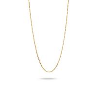 Collierkettchen THOMAS SABO "Figarokettengliederung" Gr. 45, gold (gelbgoldfarben), Halsketten, Damen, 45, Silber 925 (recycelt) (70219514-45) gelbgoldfarben