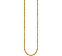 Collierkettchen THOMAS SABO "Singapurkettengliederung, 1,7 mm breit" Gr. 45, gold (gelbgoldfarben), Halsketten, Damen, 45, Silber 925 (recycelt), L: 45 B: 1,7mm, B:1,7mm (92845046-45) gelbgoldfarben