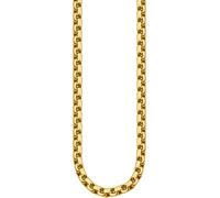 Collierkettchen THOMAS SABO "Venezianerkettengliederung, 4,0 mm breit" Gr. 53, gold (gelbgoldfarben), Halsketten, Damen, 53, Silber 925 (recycelt) (76947269-53) gelbgoldfarben