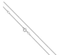 Collierkettchen VIVANCE "375/- Weißgold", weiß, Halsketten, Damen, 45cm, Gold, L: 45 B: 1,2mm, glänzend, B:1,2mm (16881267-0) weiß