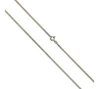 Collierkettchen VIVANCE "925 Silber Panzerkette diamantiert", weiß, Halsketten, Damen, 55cm, Silber 925 (Sterlingsilber), L: 55 B: 2mm, glänzend, B:2mm (41244730-0) weiß