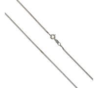 Collierkettchen VIVANCE "925 Silber Panzerkette diamantiert", weiß, Halsketten, Damen, 55cm, Silber 925 (Sterlingsilber), L: 55 B: 1,2mm, glänzend, B:1,2mm (30223433-0) weiß