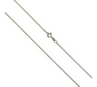 Collierkettchen VIVANCE "925 Silber Panzerkette", weiß, Halsketten, Damen, 38cm, Silber 925 (Sterlingsilber), L: 38 B: 0,9mm, glänzend, B:0,9mm (31707441-0) weiß