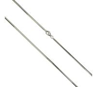 Collierkettchen VIVANCE "925/- Silber Schlangenkette diamantiert", weiß, Halsketten, Damen, 60cm, Silber 925 (Sterlingsilber), L: 60 B: 1,8mm, glänzend, B:1,8mm (11441533-0) weiß