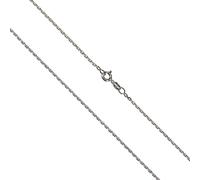 Collierkettchen VIVANCE "925/- Sterling Silber Ankerkette", weiß, Halsketten, Damen, 45cm, Silber 925 (Sterlingsilber), L: 45 B: 2mm, glänzend, B:2mm (88293359-0) weiß