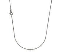 Collierkettchen VIVANCE "925/- Sterling Silber rhodiniert", weiß, Halsketten, Damen, 45-90cm, Silber 925 (Sterlingsilber), L: 60 B: 1mm, glänzend, B:1mm (44376108-0) weiß