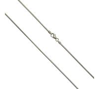 Collierkettchen VIVANCE "925-/ Sterling Silber Schlangenkette", weiß, Halsketten, Damen, 45cm, Silber 925 (Sterlingsilber), L: 45 B: 1,4mm, glänzend, B:1,4mm (42056762-0) weiß