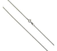 Collierkettchen VIVANCE "925/- Sterling Silber Veneziakette", weiß, Halsketten, Damen, 50cm, Silber 925 (Sterlingsilber), L: 50 B: 1,3mm, glänzend, B:1,3mm (37657564-0) weiß