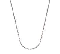 Collierkettchen "Weißgold 333 Ankerkette mit einer Länge von 45/42cm", weiß, FASCINATION BY ELLEN K., Halsketten, Damen, 45cm, Gold, L: 45 B: 1mm, glänzend, B:1mm (538931-0) weiß