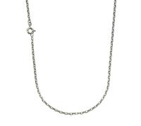 Collierkettchen ZEEME "925 Silber Ankerkette 45cm", weiß, Halsketten, Damen, 45cm, Silber 925 (Sterlingsilber), L: 45 B: 2mm, glänzend, B:2mm (510651-0) weiß